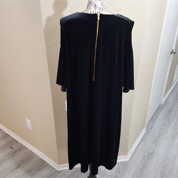 Calvin Klein black Cold Shoulder Cocktail Dress Plus Size 22W New‎ - Picture 4 of 7